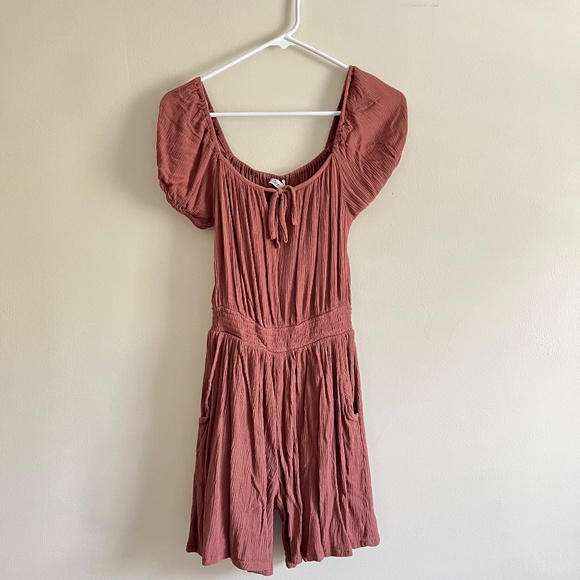 Dex Romper Dark Orange Color Size XS - Picture 1 of 2
